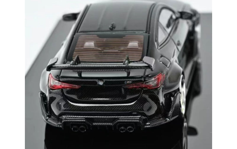 1:64 BMW M4 G82  Non porous all carbon black SW  HEC North Exhibition Limited Edition 500PCS ONLY DIECAST Model