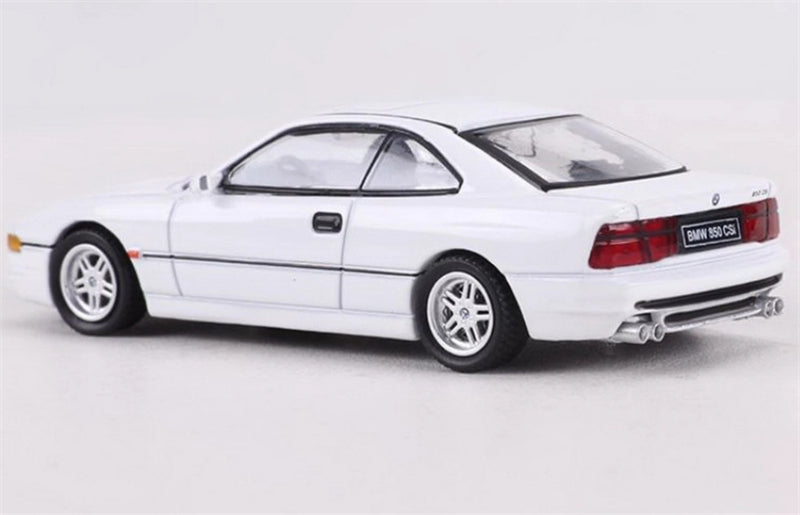 Shadow pro BMW 850 CSI White Filp-Up Light Version 1:64 car Pre-built Model view6