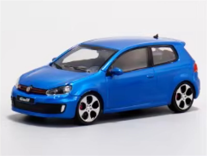 Max well Volkswagen Golf GTI 6th generation Blue regular version 1:64 Car Pre-built Airliner Model Display view3