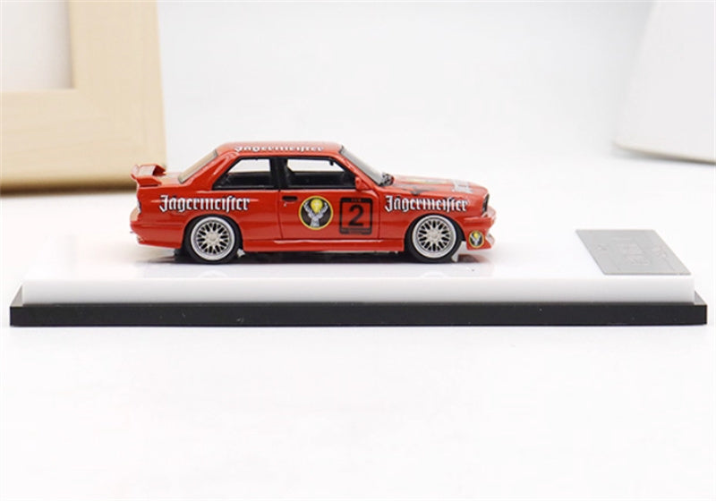 ScaleMini BMW M3 first generation E30 low slung sports car No.2 Painting Limited Edition 499PCS ONLY 1:64 Car Pre-built Model view3