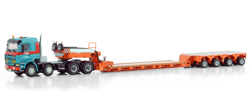 WSI  SCANIA 3 SERIES 8X4 SCHEUERLE INTERCOMBI Gruber 1:50 Truck Pre-built Model