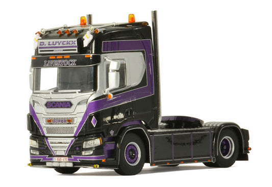 WSI SCANIA R HIGHLINE CR20H 4X2 D. LUYCKX 1/50 Truck Pre-built Model
