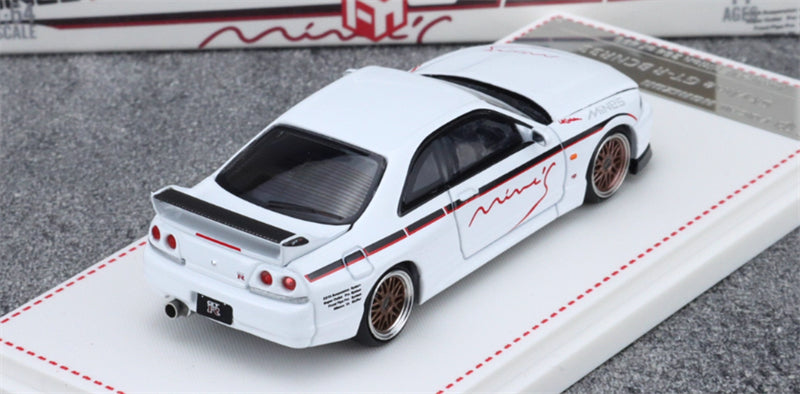 Focal Horizon Nissan Skyline GT-R R33 Mine's White Limited Edition 499PCS ONLY 1:64 Car Pre-built Model view6