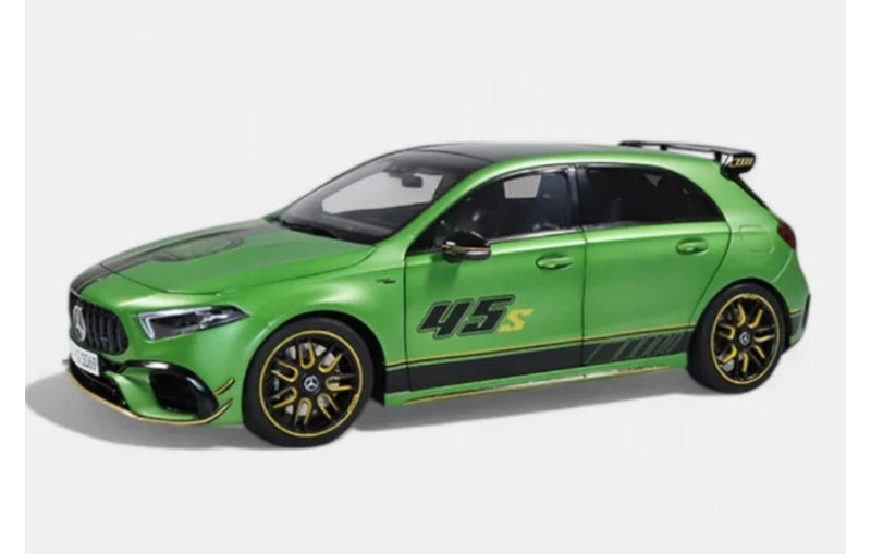 1:18 Mercedes-Benz AMG A45 S NZG Livery Edition Green Diecast Model view1