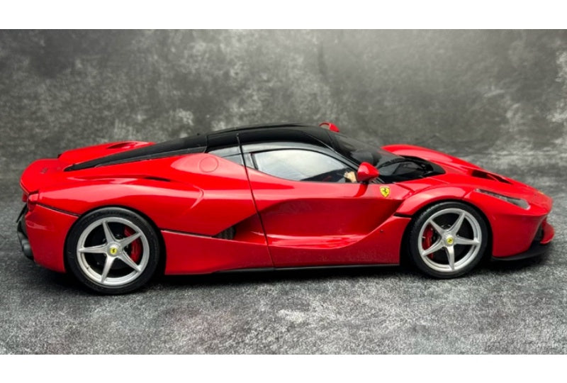 1:18 Ferrari LaFerrari  Standard red black top - silver wheels BBR MODELS  DIECAST Model