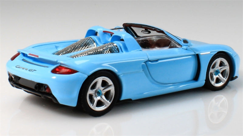 Funny Model Porsche Carrera GT Blue Removable Roof Limited Edition 599PCS ONLY 1:64 car Pre-built Model view5