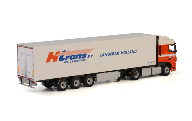 WSI DAF XF SC 4X2 REEFERTRAILER H trans 1:50 Truck Pre-built Model