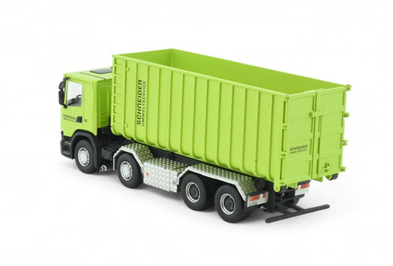 Tekno  Scania Next Gen G-Serie 4-assige dump truck Schneider umweltservice 1:50 Truck Pre-built Model