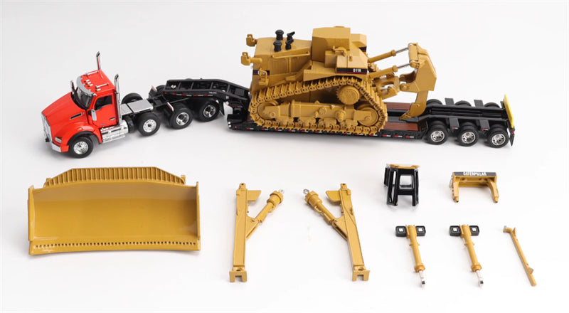 1:50 Kenworth Trail King CAT T880 TK120HDG D11R DM DIECAST Model