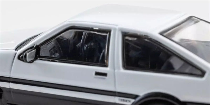 KYOSHO Toyota Sprinter Trueno AE86 White 1:64 Car Pre-built Airliner Model Display view6