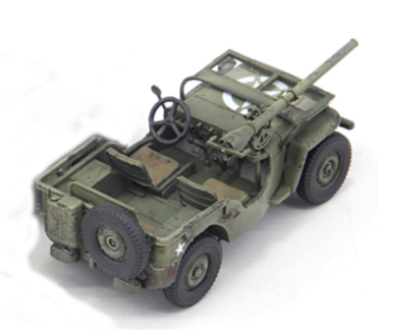S-MODEL Willis M20 recoilless cannon front 3 types of water stickers randomly (breakpoint five-star, circle five-star, no circle five-star) 1:72 Tank Pre-built Model