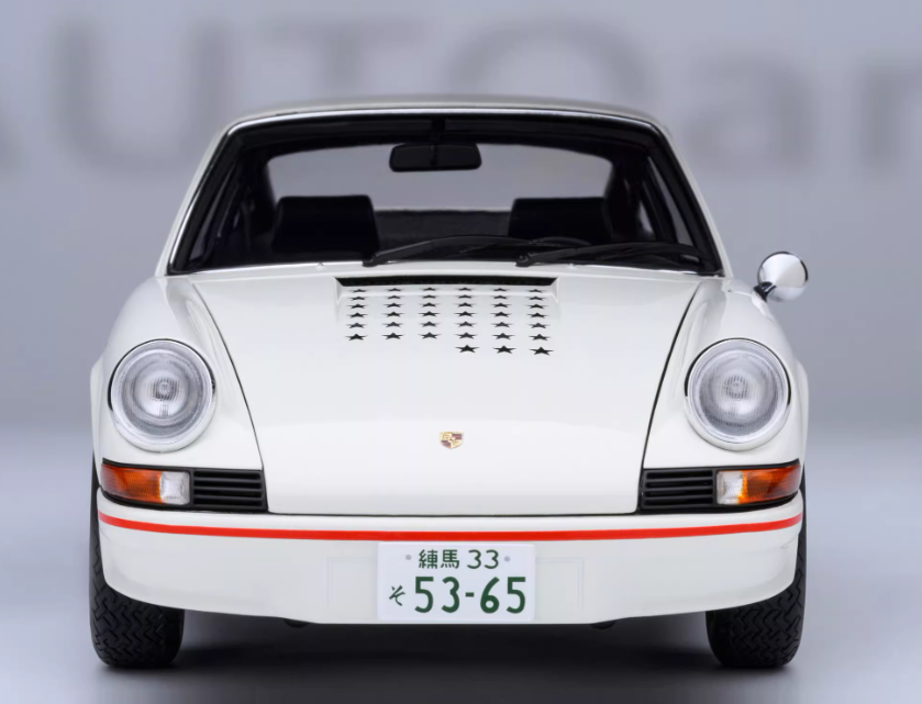 AUTOART Porsche 911 CARRERA 2.7 RS White 1:18 Car Pre-built Model view5