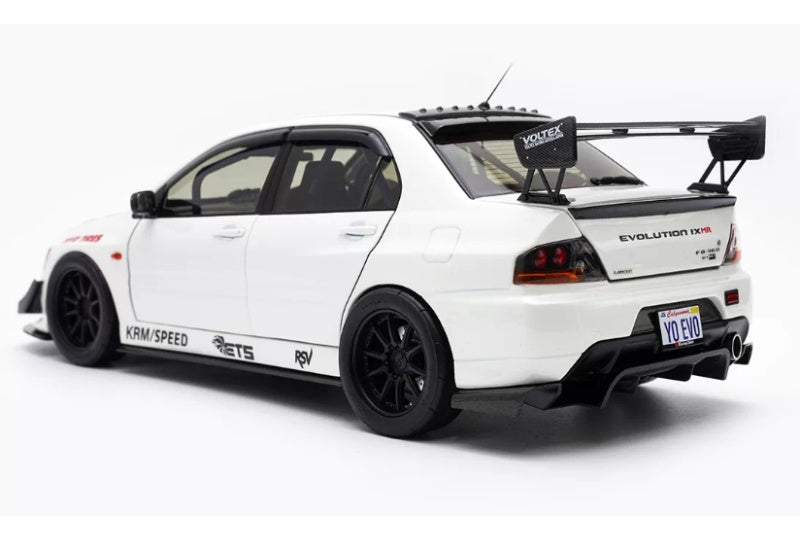 1:18 Mitsubishi EVO IX MR FQ-360  white Super A Limited Edition 399PCS ONLY DIECAST Model