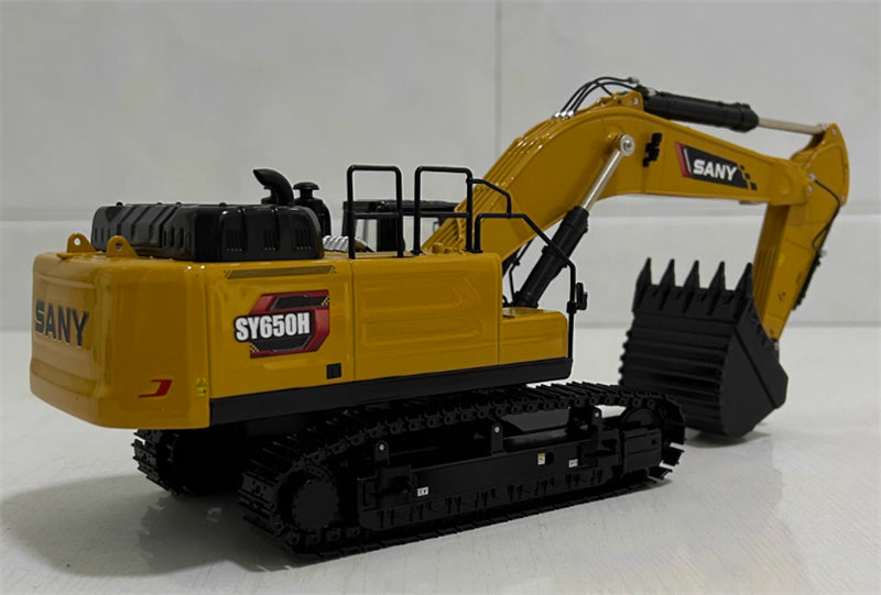 SANY SY650N Large excavator Yellow 1:35 Truck Pre-built Model