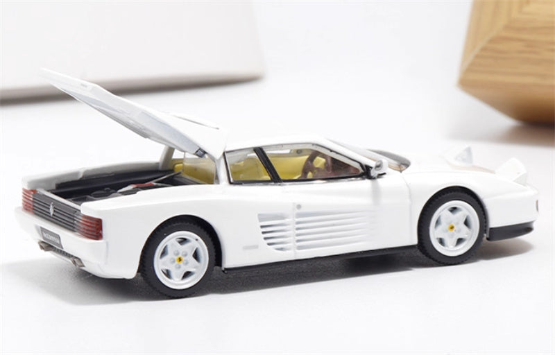 XF MODEL Ferrari Testarossa F110 supercar White 1:64 Car Pre-built Model view11