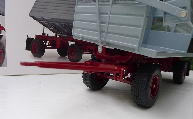 Schuco Fortschritt HW 80 SHA German trailer silver 1:32 Truck Accessories Pre-built Model