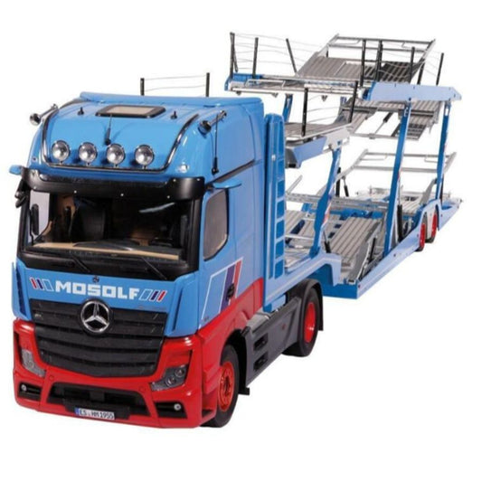 NZG Mercedes Benz Actros GigaSpace 4x2 & Lohr car transporter Mosolf 1:18  DIECAST Truck Lorry
