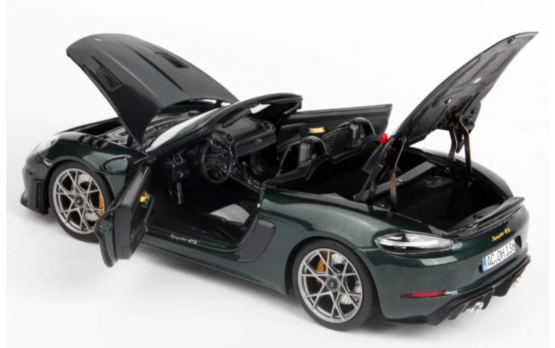1:18 Porsche 718 Spyder RS 2023 Green NOREV Convertible DIECAST Car Model