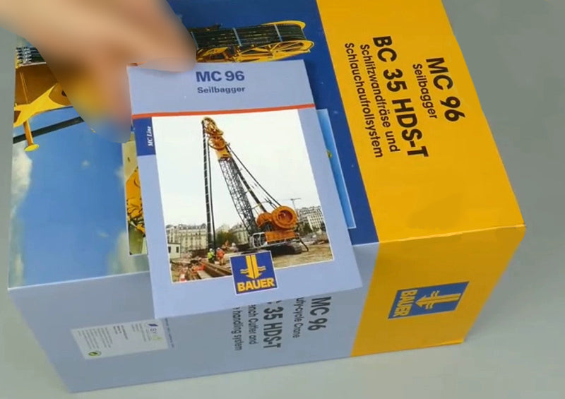 BYMO Bauer Cable Crane MC96 Crane+BC35 HDS-T KIT 1/50 DIECAST Truck Lorry