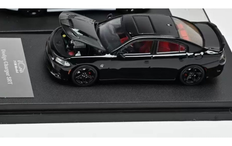 1:64 DODGE Charger SRT  Dark Night Black 7CM MODEL  Limited Edition 599PCS ONLY DIECAST Model