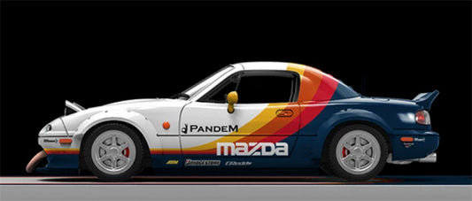 1:64 Mazda MX-5 color bar TIMEMICRO w/ Figure Limited Edition 999PCS ONLY DIECAST Civil Car Model