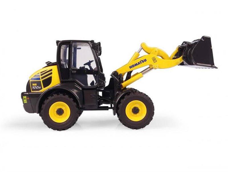 Universal Hobbies Komatsu WA100M-8 Wheel Loader Forklift 1:50 Truck Pre-built Model