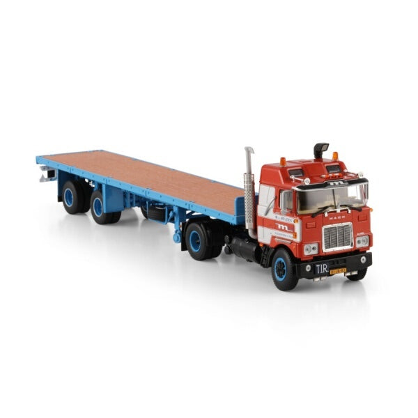 1:50 Mack VANDER MEIJDEN F700 4X2 FLATBED TRAILER 2 AXLE WSI   Diecast Model
