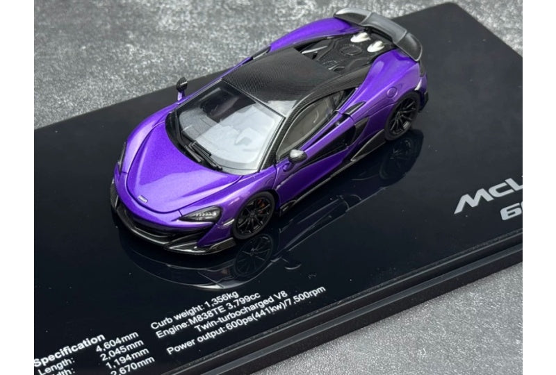 1:43 McLaren 600LT  Purple LCD MODELS  DIECAST Model