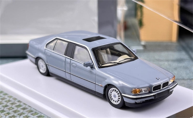 1:64 BMW E38 7 Series L7 96-98 Cement Grey DCM DIECAST Limited Edition 499pcs ONLY Model