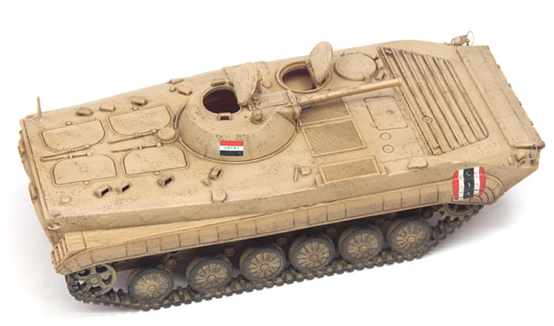 S-MODEL BMP-1 Iraqi Infantry Fighting Vehicle Desert color 1:72 Tank Pre-built Model