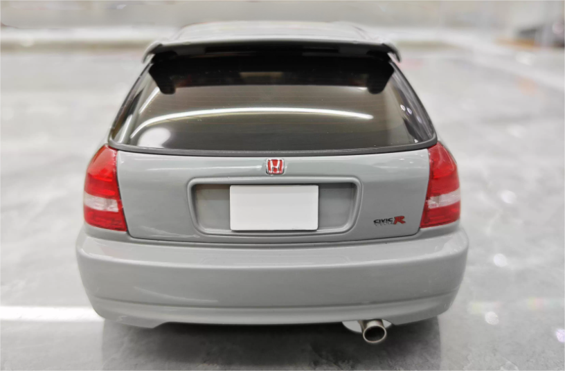 Motorhelix Honda Civic Type R EK9 Grey Global Limited Edition 499PCS ONLY 1:18 Car Pre-built Model view6