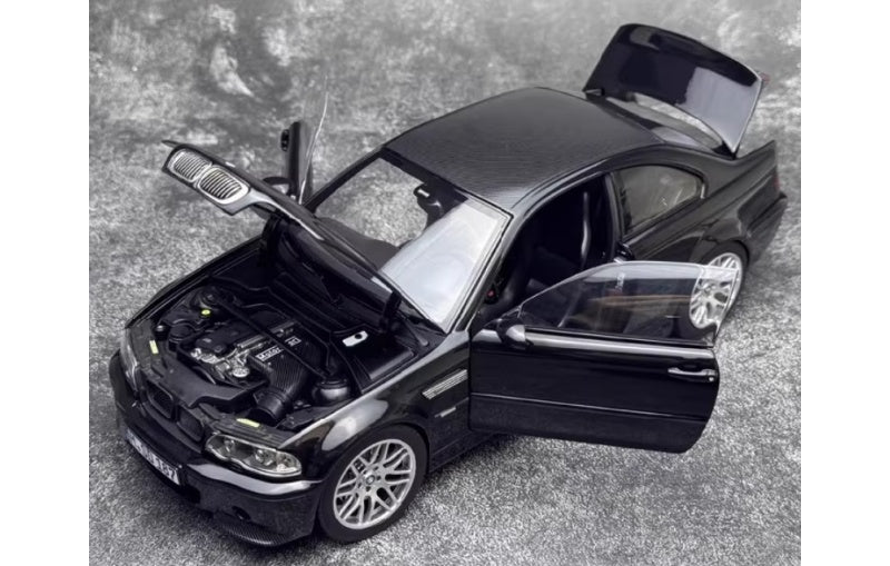 1:18 BMW M3 E46 CLS Norev Black Diecast Model view8