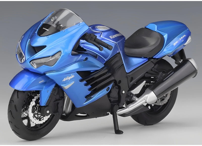 1:18 Kawasaki Ninja ZX-14R  Blue  Maisto  Diecast Motorcycle Model