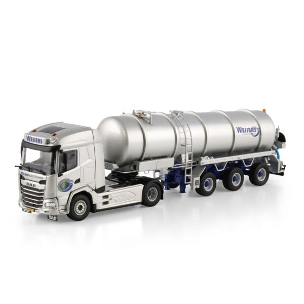 1:50 DAF WEIJERS RIOOLTECHNIEK XF 4X2 TANK TRAILER 3 AXLE WSI   Diecast Model