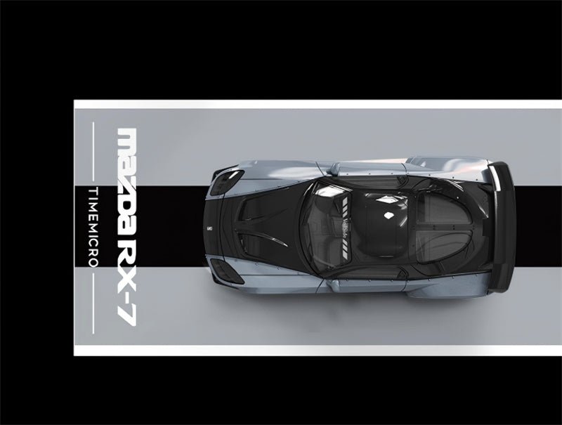 TIMEMICRO Mazda RX-7 Veilside Black Silver
Limited Edition 999PCS ONLY 1:64 Car Pre-built Model view2