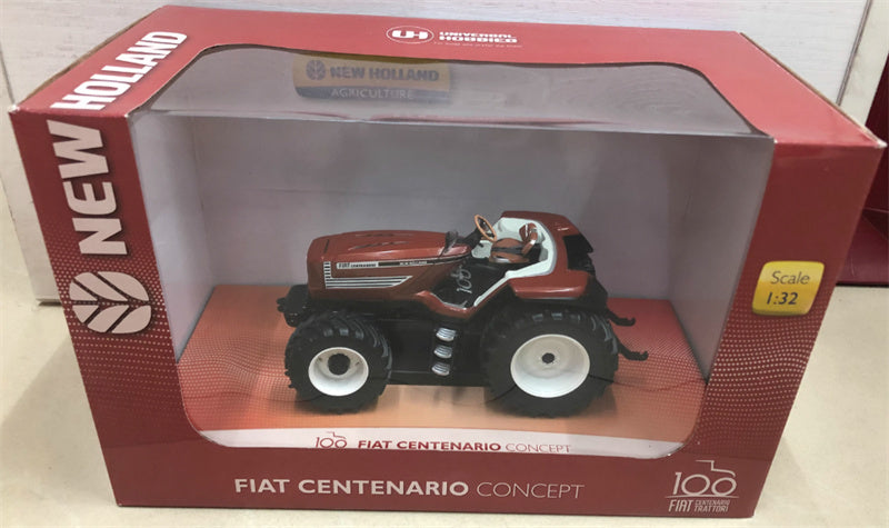 Universal Hobbies FIAT NEW HOLLAND tractor CENTENARIO CONCEPT Red 1:32 Truck Pre-built Model