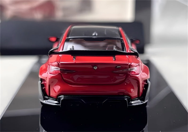 1:64 BMW G82 M4 Widebody Transparent Red SW DIECAST Limited Edition 499pcs ONLY Model