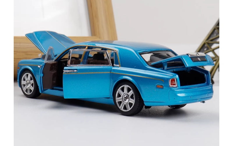 1:64 Rolls-Royce Phantom VII Metallic Blue Dragon Edition DCM Limited Edition DIECAST Car Model