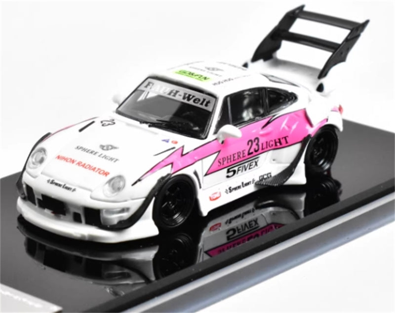 1:64 Porsche 911 RWB 993 Pink Lightning Night SW DIECAST Limited Edition 499pcs ONLY Model