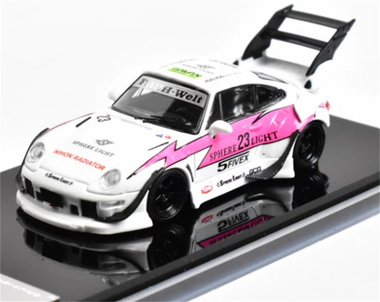 1:64 Porsche 911 RWB 993 Pink Lightning Night SW DIECAST Limited Edition 499pcs ONLY Model
