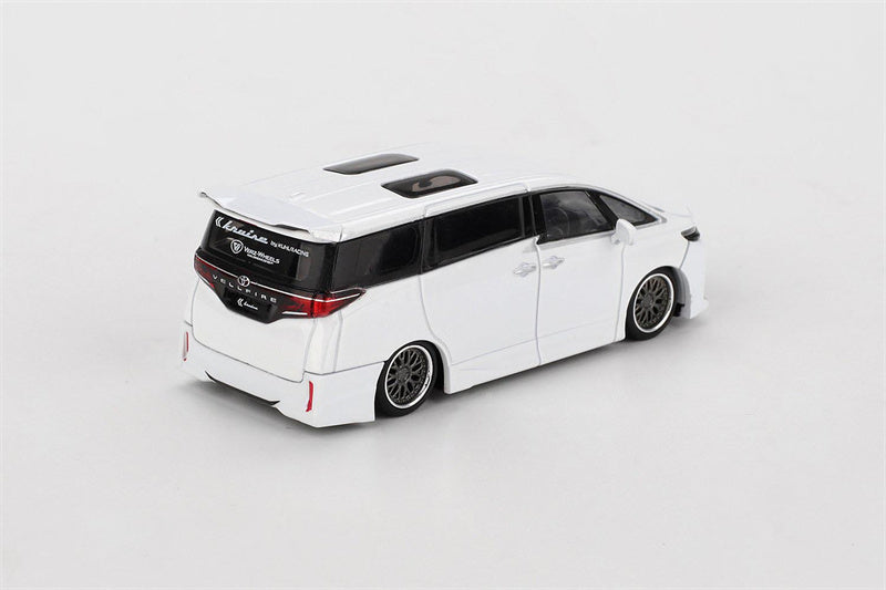 1:64 Toyota Vellfire 40 KUHL White MINIGT DIECAST Model