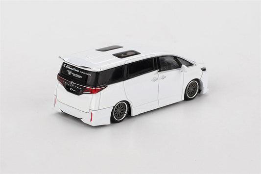 1:64 Toyota Vellfire 40 KUHL White MINIGT DIECAST Model