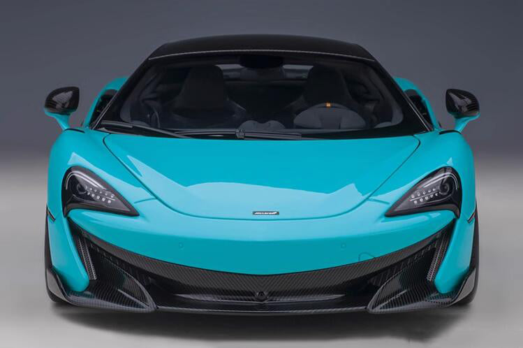 AUTOART McLaren 600LT sports car blue 1:18car Pre-a Model