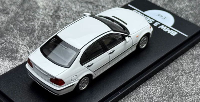 1:64 BMW 3 Series E46 4th generation white Almost Real DIECAST Civil Car Model