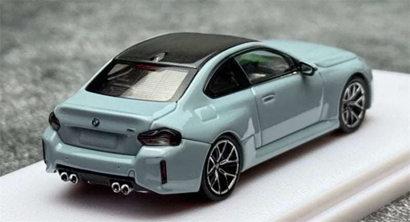 1:64 BMW M2 G87 Brooklyn Grey Howie Model DIECAST Civil Car Model