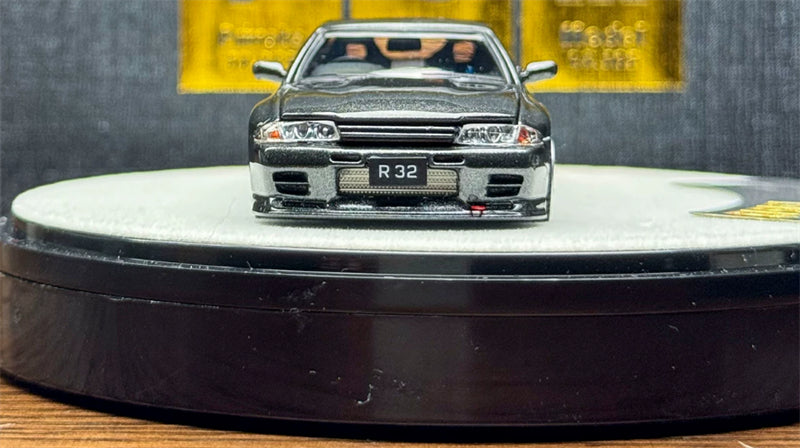 1:64 Nissan GTR R32  Metallic Gray PGM Deluxe Edition Limited Edition 999PCS ONLY DIECAST Model