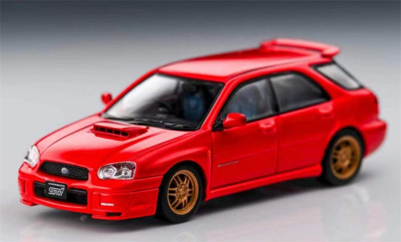 1:64 Subaru Impreza WRX STI 8th Generation Wagon  Red Furuya DIECAST Model