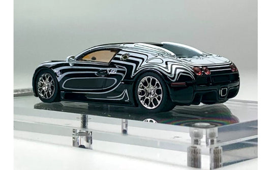 1:64 Bugatti Veyron Super Sport   Mortal Model White and black ceramic dragon Limited Edition 999PCS ONLY DIECAST Model