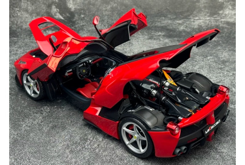 1:18 Ferrari LaFerrari  Standard red black top - silver wheels BBR MODELS  DIECAST Model