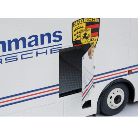 Schuco Mercedes Benz O317 K Race Trans. ROTHMANS blue/white 1/18 DIECAST Truck